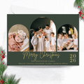 The Evergreen Arch Custom Christmas Card