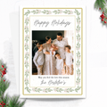 The Timeless Holiday Custom Christmas Card