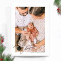 The Simply Elegant Custom Christmas Card