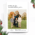 The Thrill of Hope Custom Christmas Card (Copy)