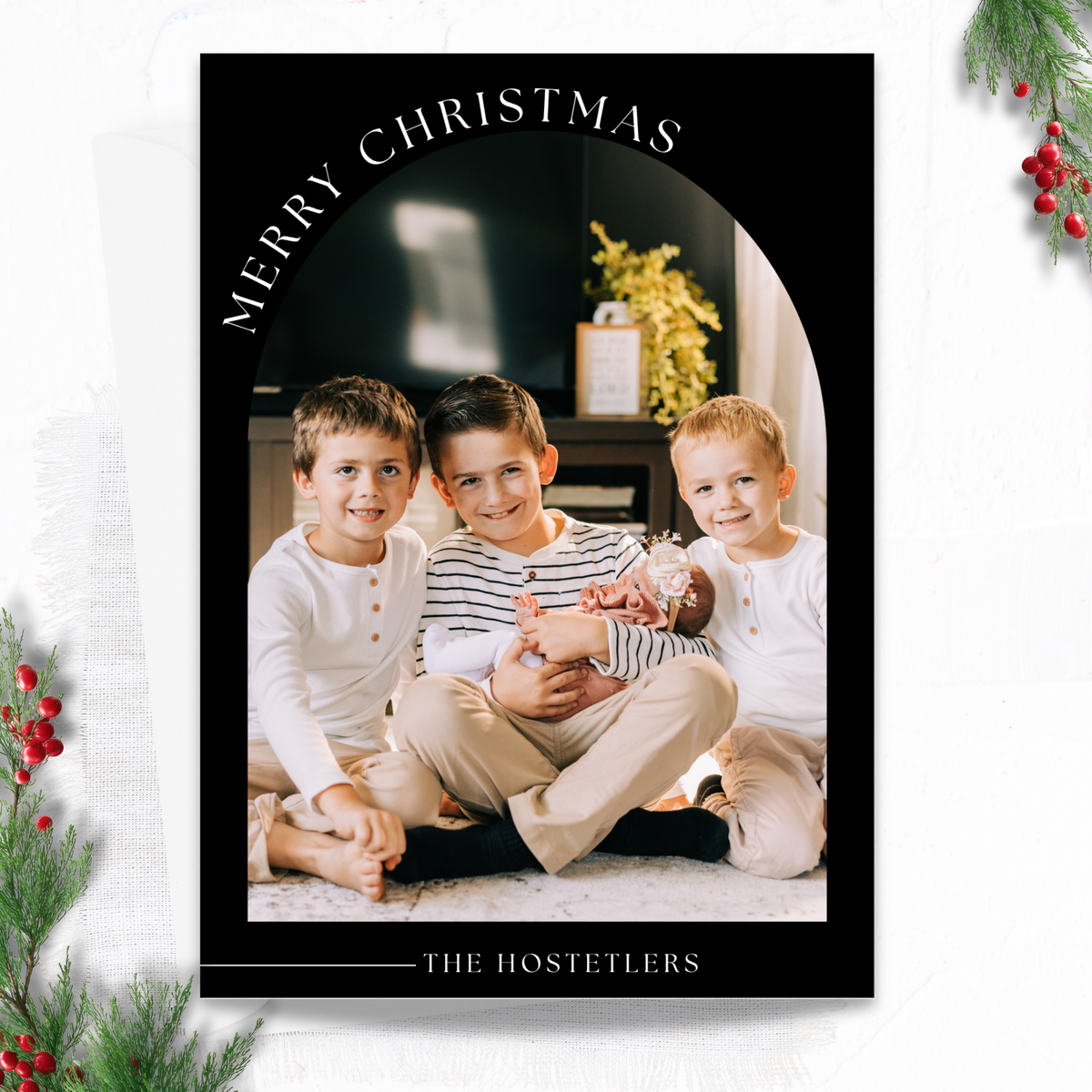 The Midnight Merry Custom Christmas Card
